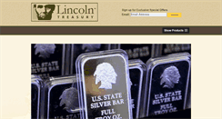 Desktop Screenshot of lincolntreasury.com